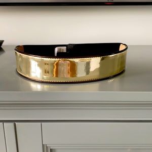 BCBG light gold waist belt